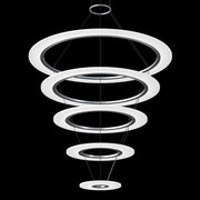 Sonneman - 2078.16 - LED Pendant - Arctic Rings - Bright Satin Aluminum