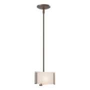 Hubbardton Forge - 188100-SKT-MULT-05-BB0156 - One Light Mini Pendant - Exos Glass - Bronze