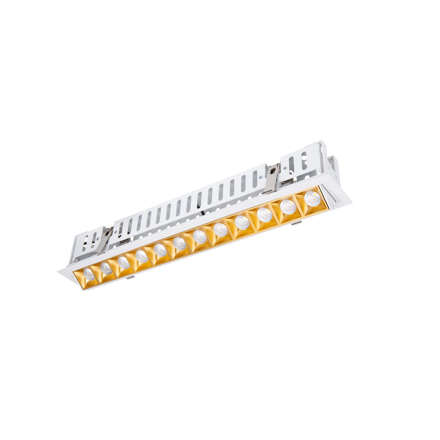 W.A.C. Lighting - R1GAT12-N940-GLWT - LED Adjustable Trim - Multi Stealth - Gold/White
