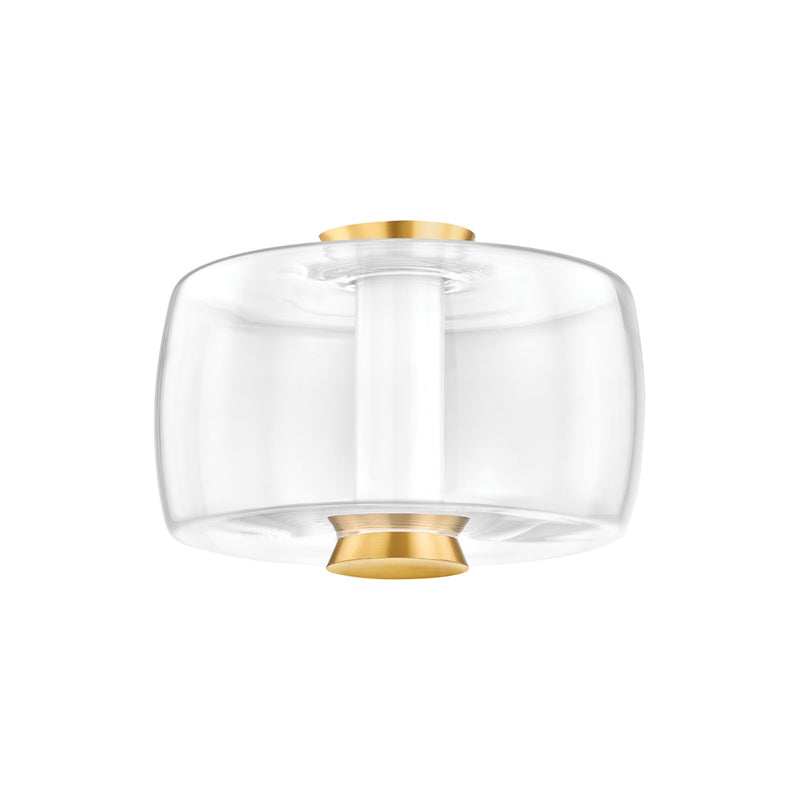 Hudson Valley - 2814-AGB - LED Flush Mount - Beau - Aged Brass