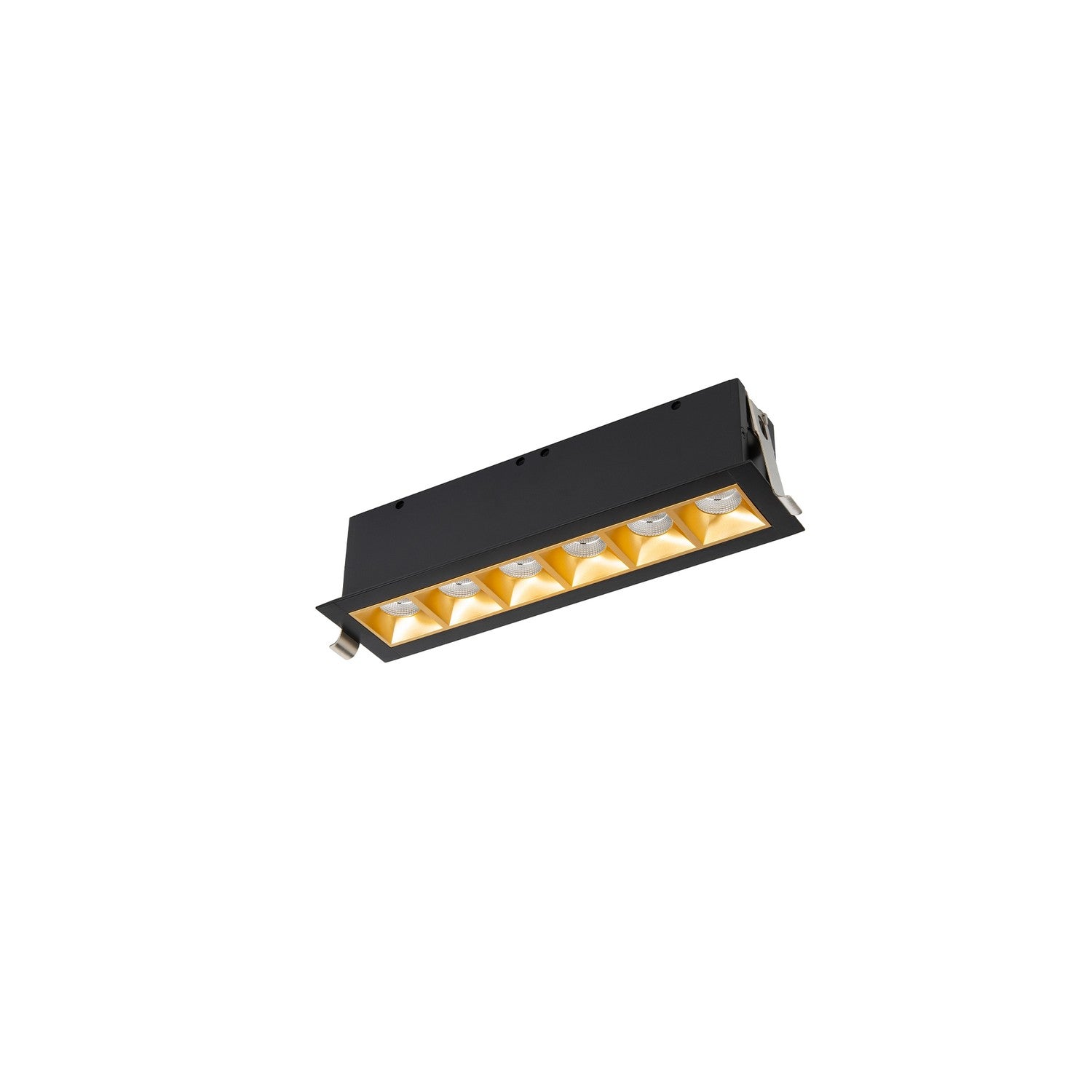 W.A.C. Lighting - R1GDT06-N940-GLBK - LED Downlight Trim - Multi Stealth - Gold/Black