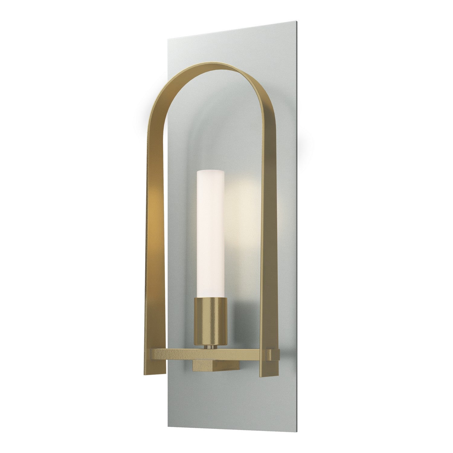 Hubbardton Forge - 201070-SKT-82-86-FD0462 - One Light Wall Sconce - Triomphe - Vintage Platinum