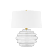 Hudson Valley - L4523-AGB - One Light Table Lamp - Oshawa - Aged Brass