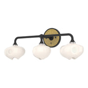 Hubbardton Forge - 201342-SKT-10-86-FD0710 - Three Light Bath Sconce - Ume - Black