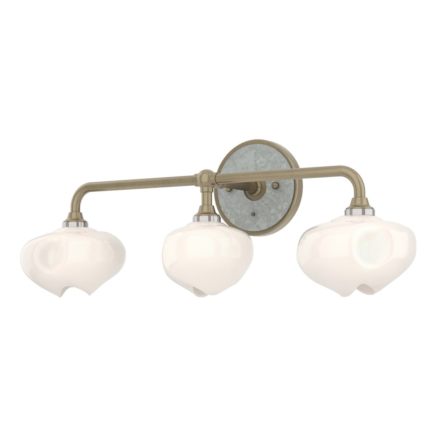 Hubbardton Forge - 201342-SKT-84-82-FD0710 - Three Light Bath Sconce - Ume - Soft Gold