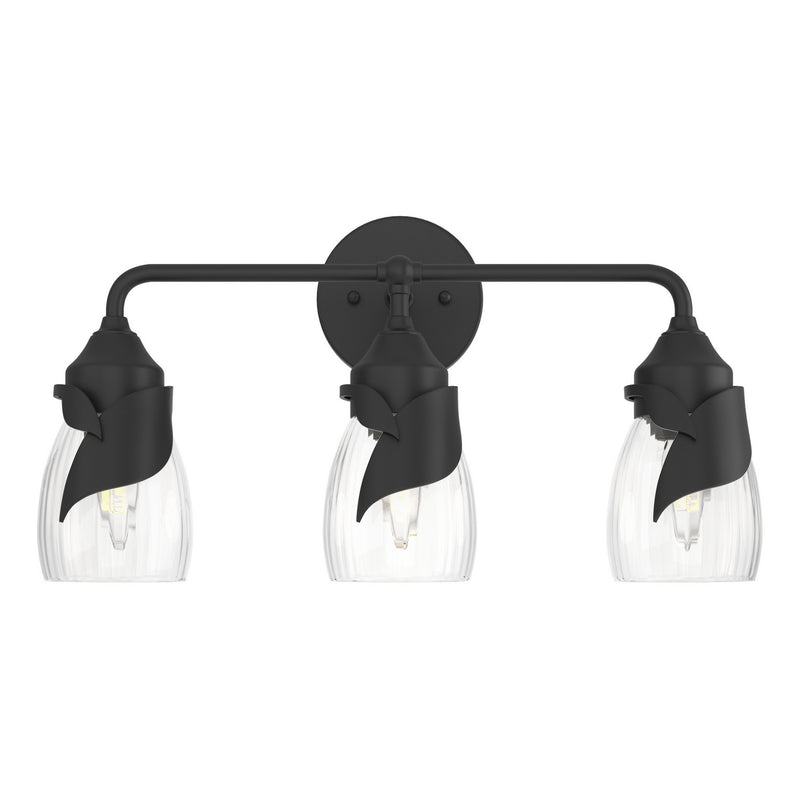 Hubbardton Forge - 201352-SKT-10-LL0330 - Three Light Bath Sconce - Lapas - Black