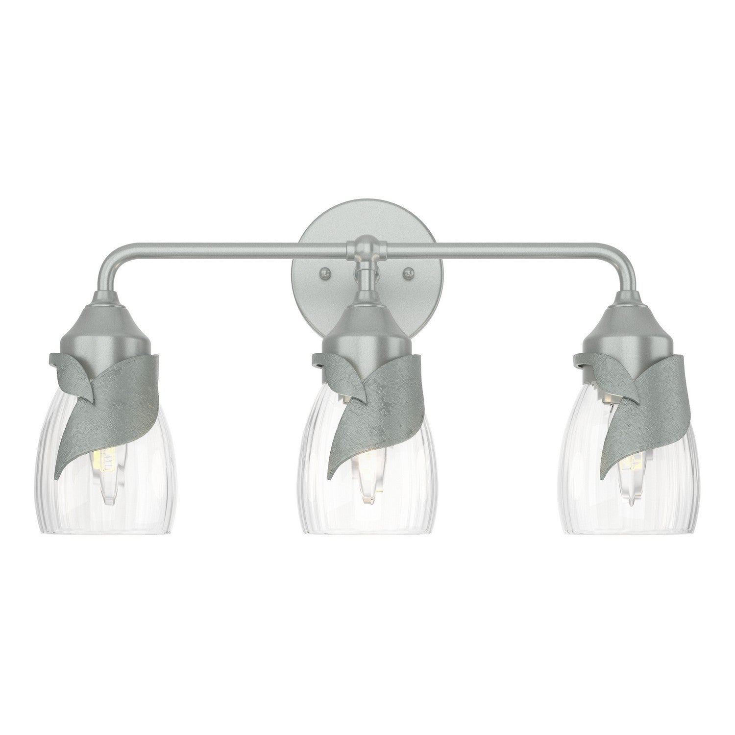 Hubbardton Forge - 201352-SKT-82-LL0330 - Three Light Bath Sconce - Lapas - Vintage Platinum