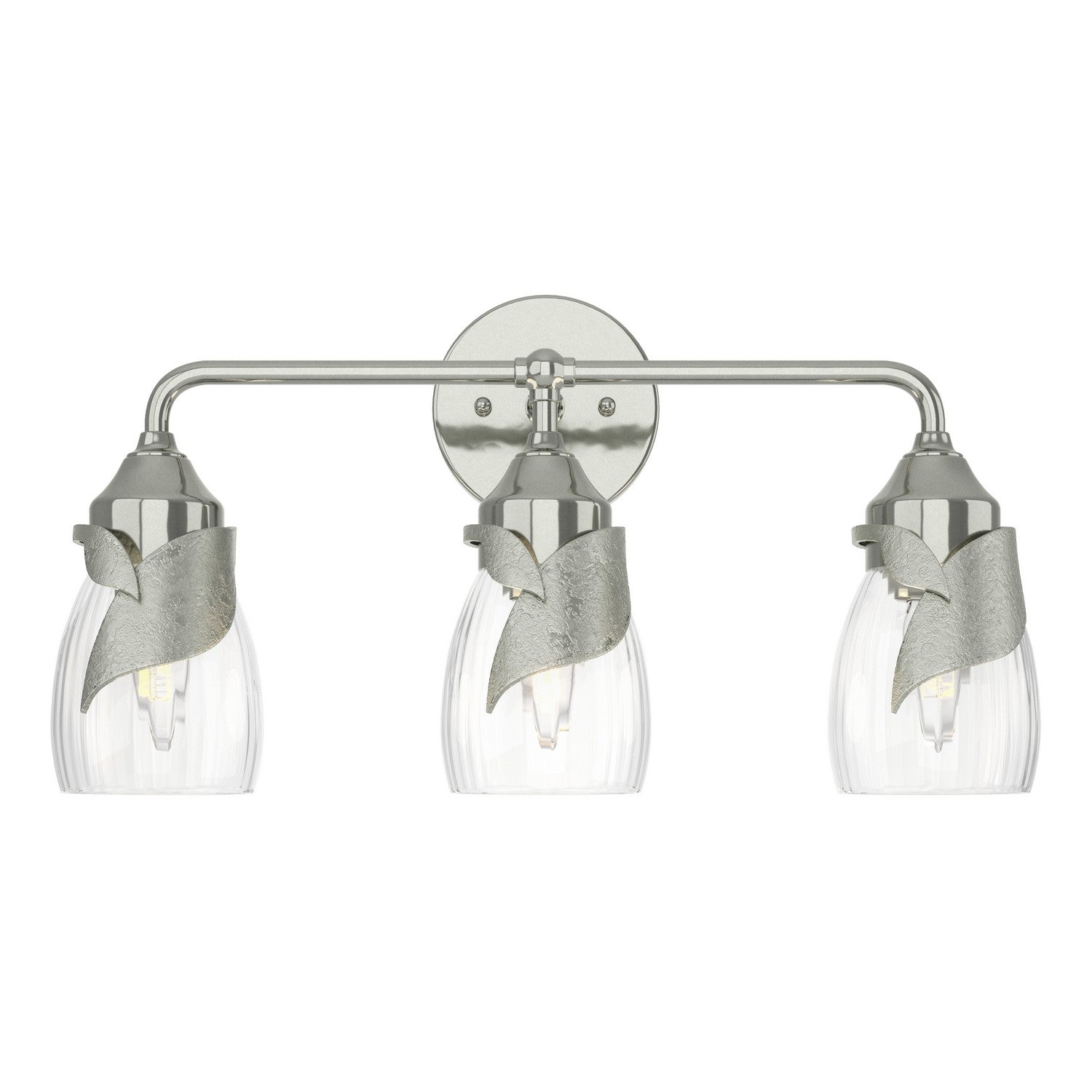 Hubbardton Forge - 201352-SKT-85-LL0330 - Three Light Bath Sconce - Lapas - Sterling