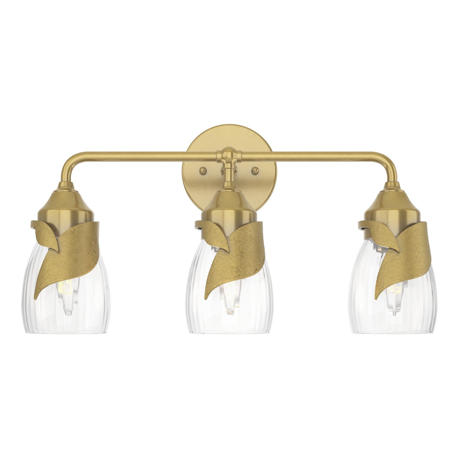 Hubbardton Forge - 201352-SKT-86-LL0330 - Three Light Bath Sconce - Lapas - Modern Brass