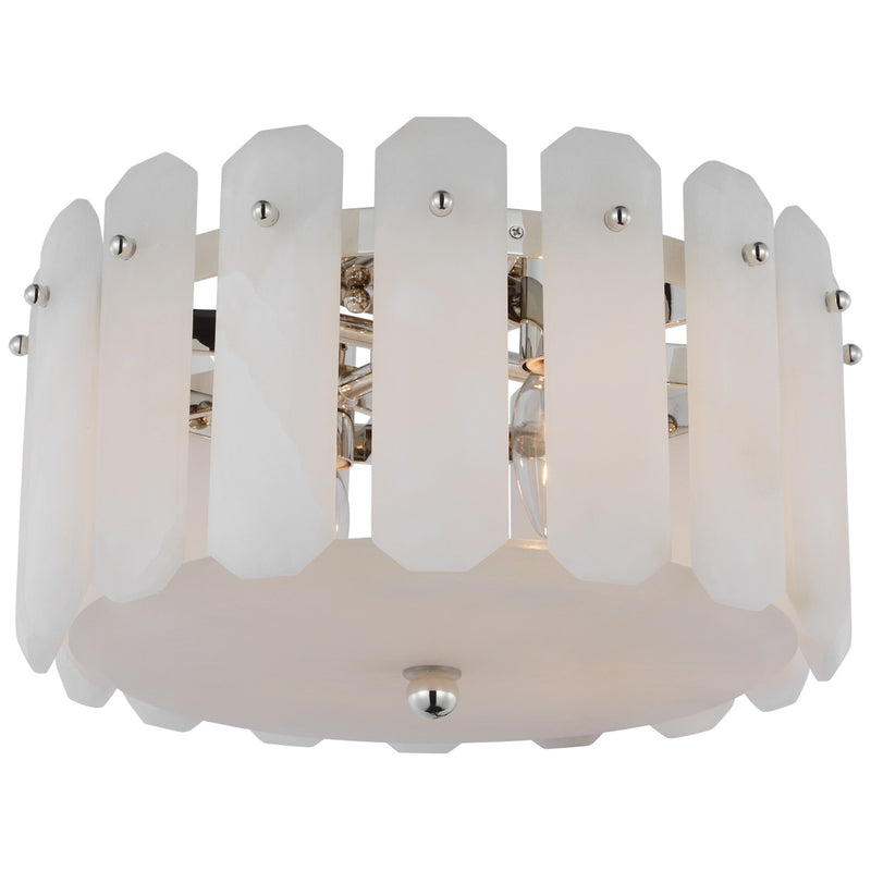 Visual Comfort Signature - ARN 4124PN-ALB - Four Light Flush Mount - Bonnington - Polished Nickel