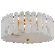 Visual Comfort Signature - ARN 4126HAB-ALB - Five Light Flush Mount - Bonnington - Hand-Rubbed Antique Brass