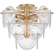 Visual Comfort Signature - ARN 4450G-CSG - Four Light Flush Mount - Loire - Gild