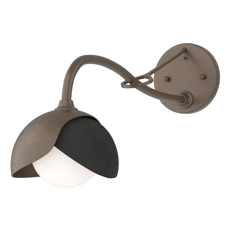 Hubbardton Forge - 201377-SKT-05-10-GG0711 - One Light Wall Sconce - Brooklyn - Bronze