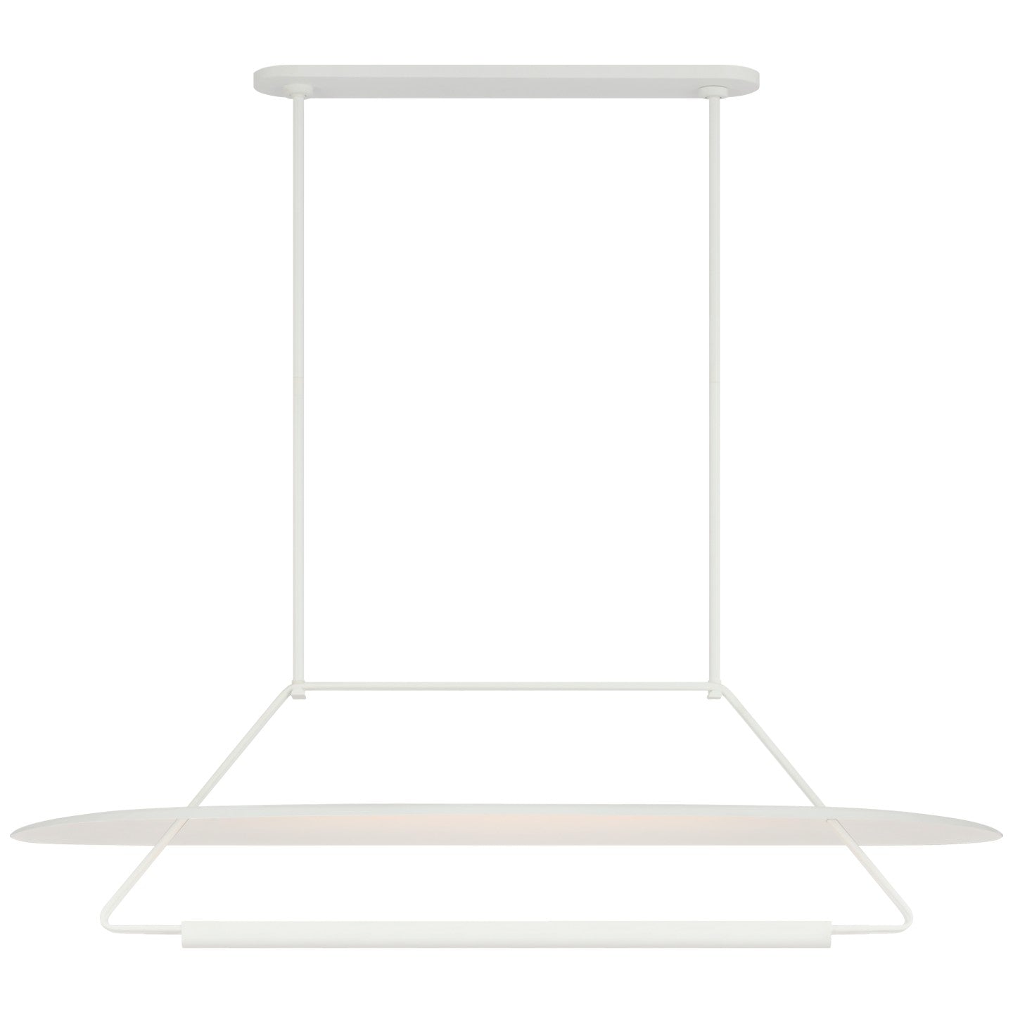 Visual Comfort Signature - KW 5107WHT - LED Linear Pendant - Teline - Matte White