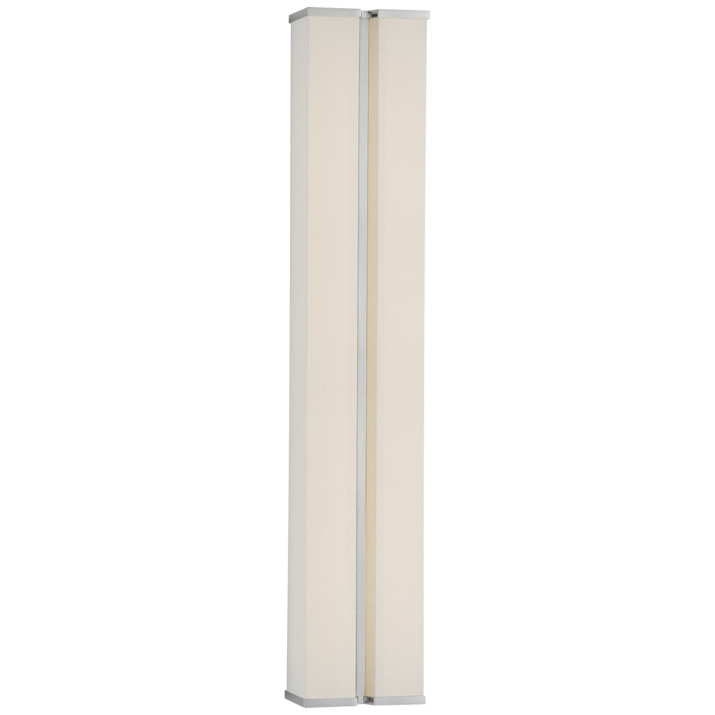 Visual Comfort Signature - PCD 2252PN/L - LED Wall Sconce - Vernet - Polished Nickel and Linen