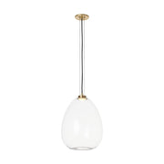 Visual Comfort Modern - 700TDKPR13CNB-LED927 - LED Pendant - Kapoor - Clear/Natural Brass
