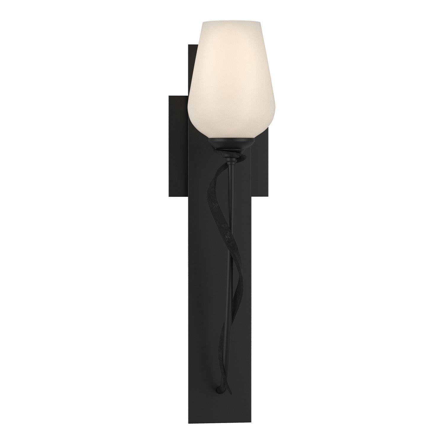 Hubbardton Forge - 203030-SKT-10-GG0303 - One Light Wall Sconce - Flora - Black