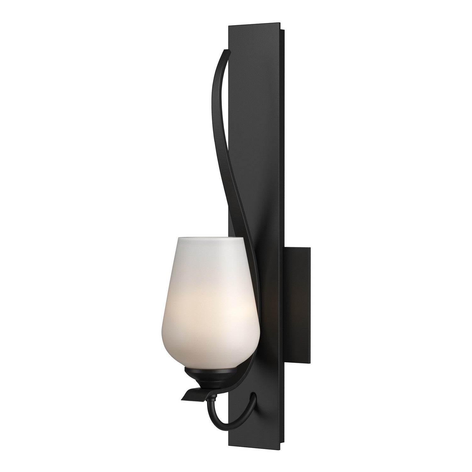 Hubbardton Forge - 203035-SKT-10-GG0303 - One Light Wall Sconce - Flora - Black