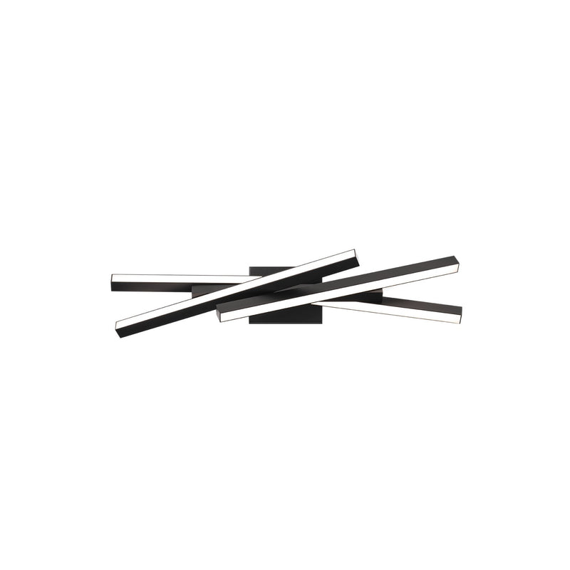 W.A.C. Lighting - WS-73127-35-BK - LED Bath - Parallax - Black