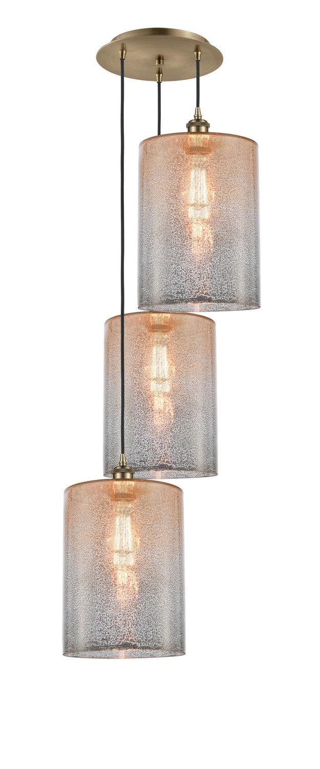Innovations - 113B-3P-AB-G116-L - Three Light Pendant - Ballston - Antique Brass