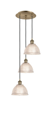 Innovations - 113B-3P-AB-G422 - Three Light Pendant - Ballston - Antique Brass