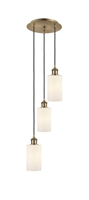 Innovations - 113B-3P-AB-G801 - Three Light Pendant - Ballston - Antique Brass