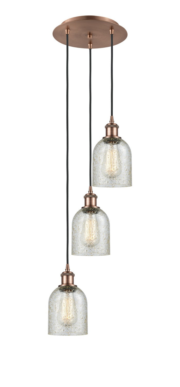 Innovations - 113B-3P-AC-G259 - Three Light Pendant - Ballston - Antique Copper