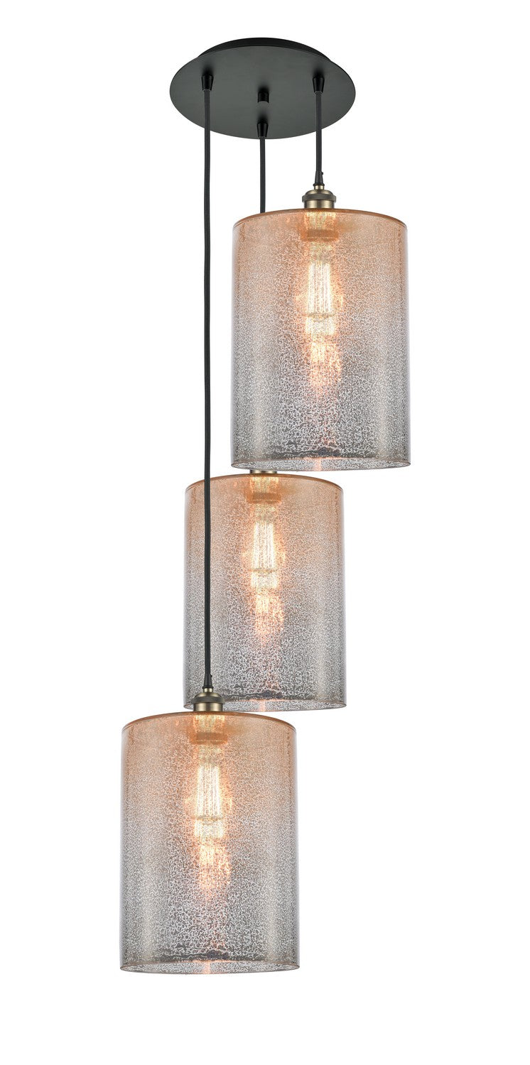 Innovations - 113B-3P-BAB-G116-L - Three Light Pendant - Ballston - Black Antique Brass
