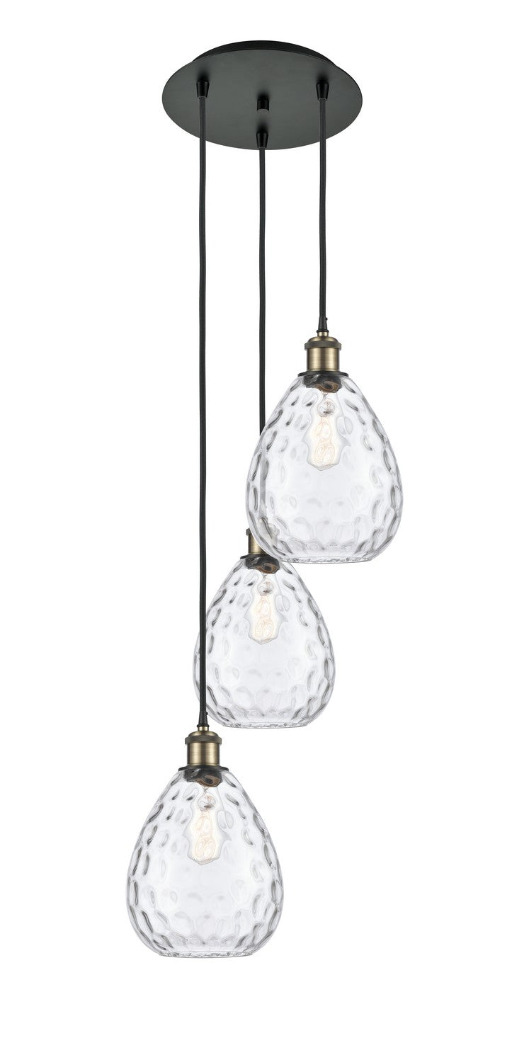 Innovations - 113B-3P-BAB-G372 - Three Light Pendant - Ballston - Black Antique Brass