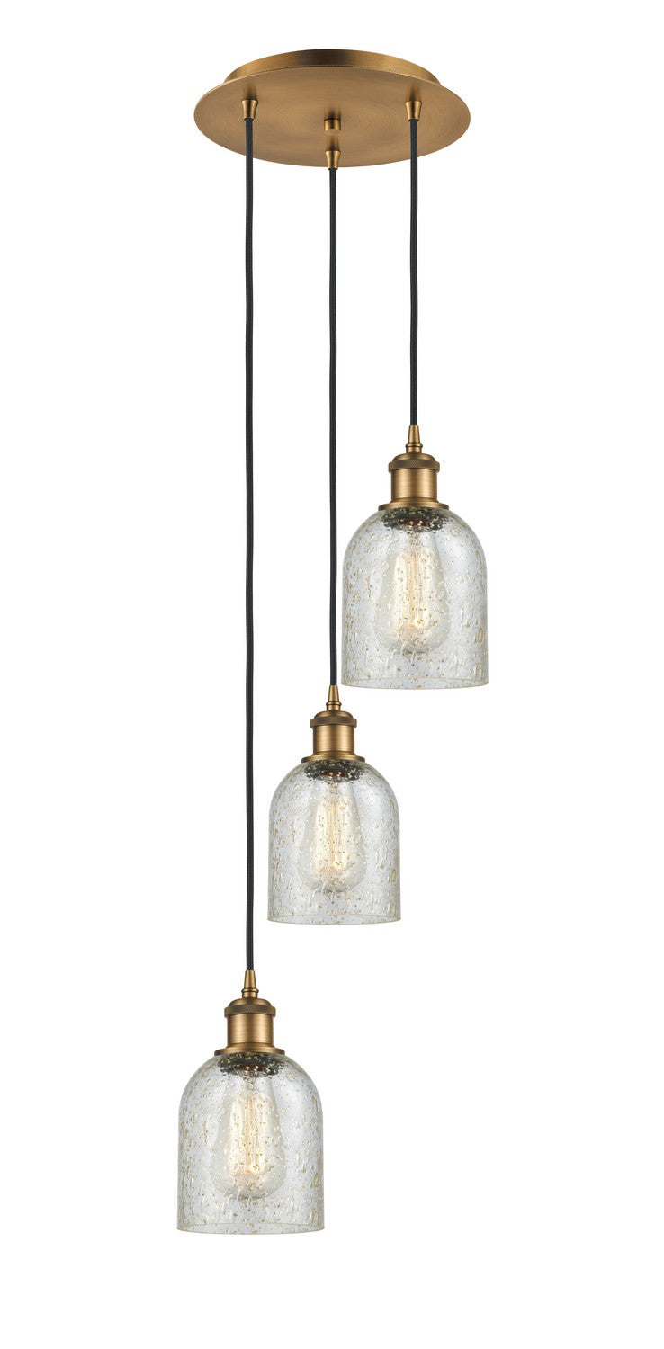 Innovations - 113B-3P-BB-G259 - Three Light Pendant - Ballston - Brushed Brass