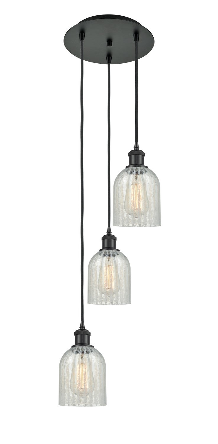 Innovations - 113B-3P-BK-G2511 - Three Light Pendant - Ballston - Matte Black