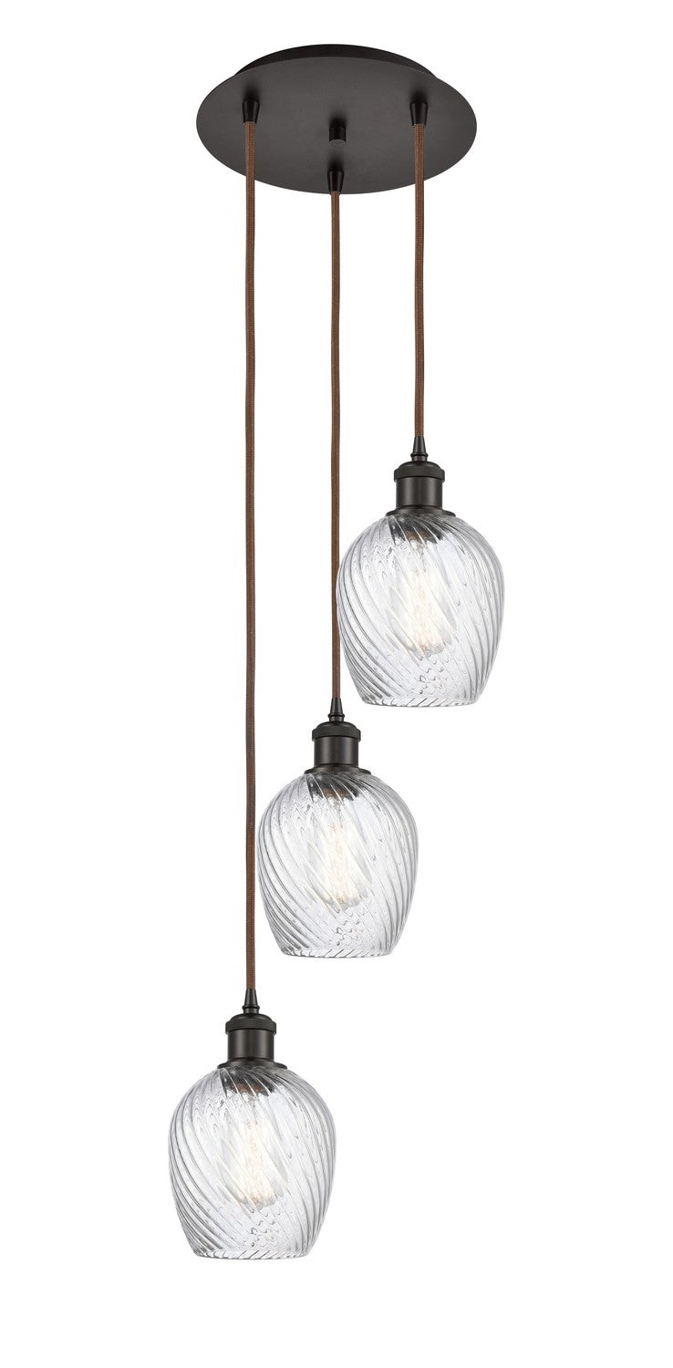 Innovations - 113B-3P-OB-G292 - Three Light Pendant - Ballston - Oil Rubbed Bronze
