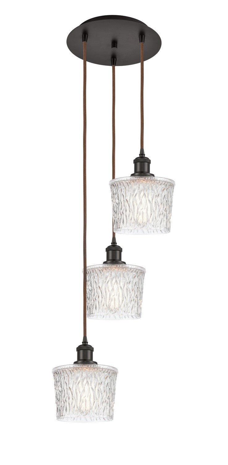 Innovations - 113B-3P-OB-G402 - Three Light Pendant - Ballston - Oil Rubbed Bronze