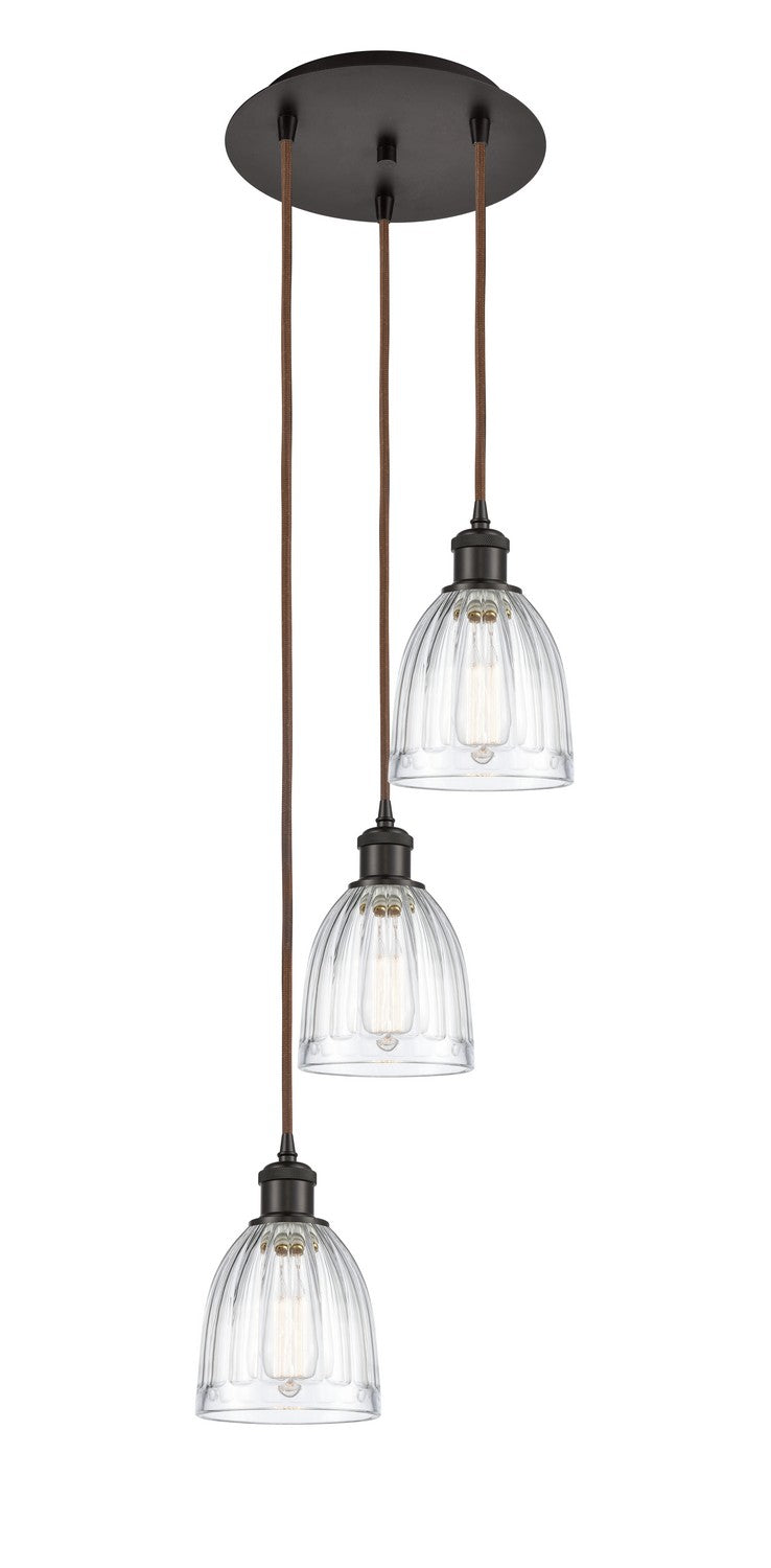 Innovations - 113B-3P-OB-G442 - Three Light Pendant - Ballston - Oil Rubbed Bronze