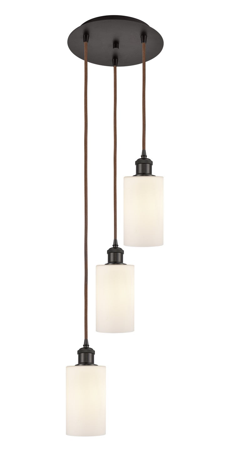 Innovations - 113B-3P-OB-G801 - Three Light Pendant - Ballston - Oil Rubbed Bronze