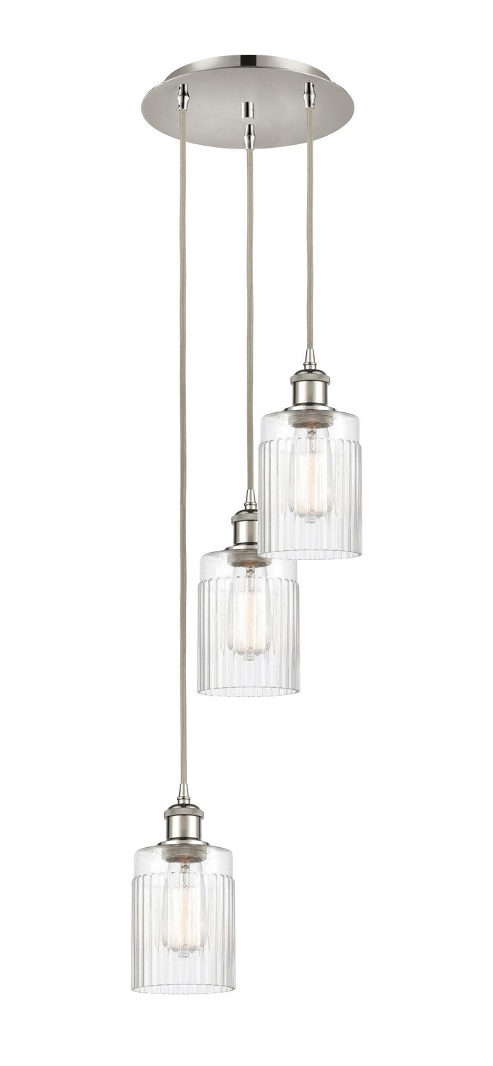 Innovations - 113B-3P-PN-G342 - Three Light Pendant - Ballston - Polished Nickel