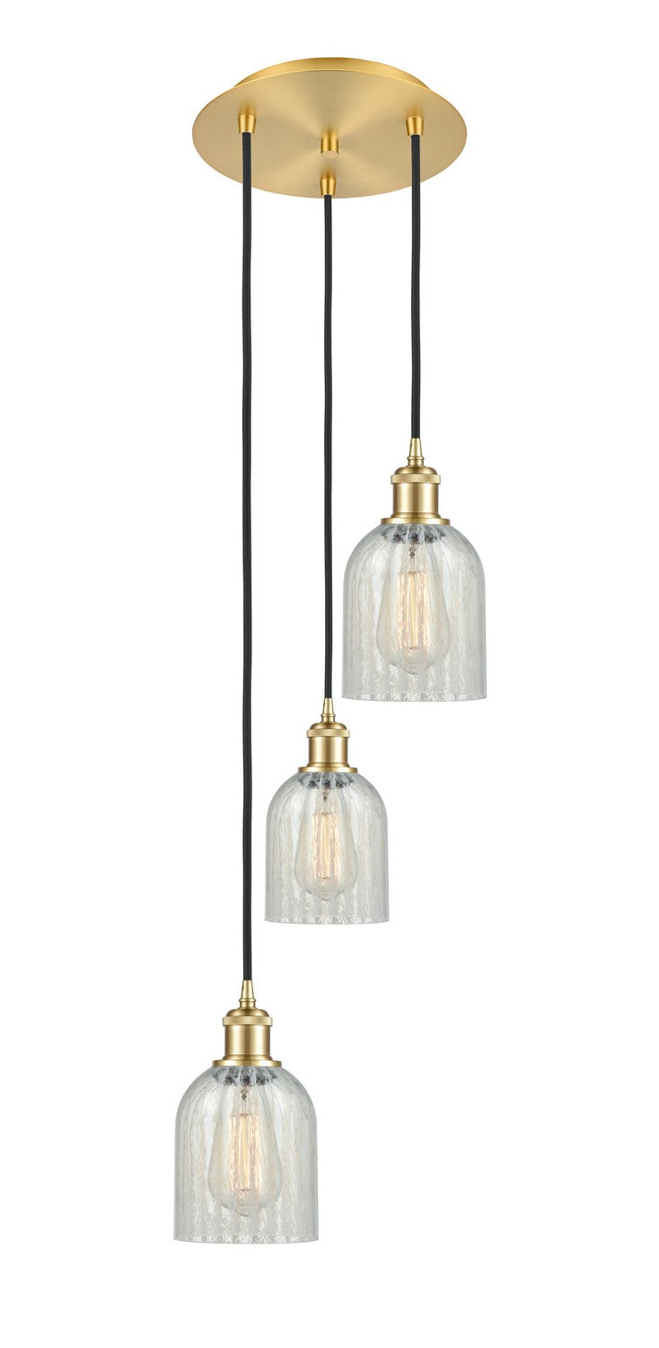 Innovations - 113B-3P-SG-G2511 - Three Light Pendant - Ballston - Satin Gold