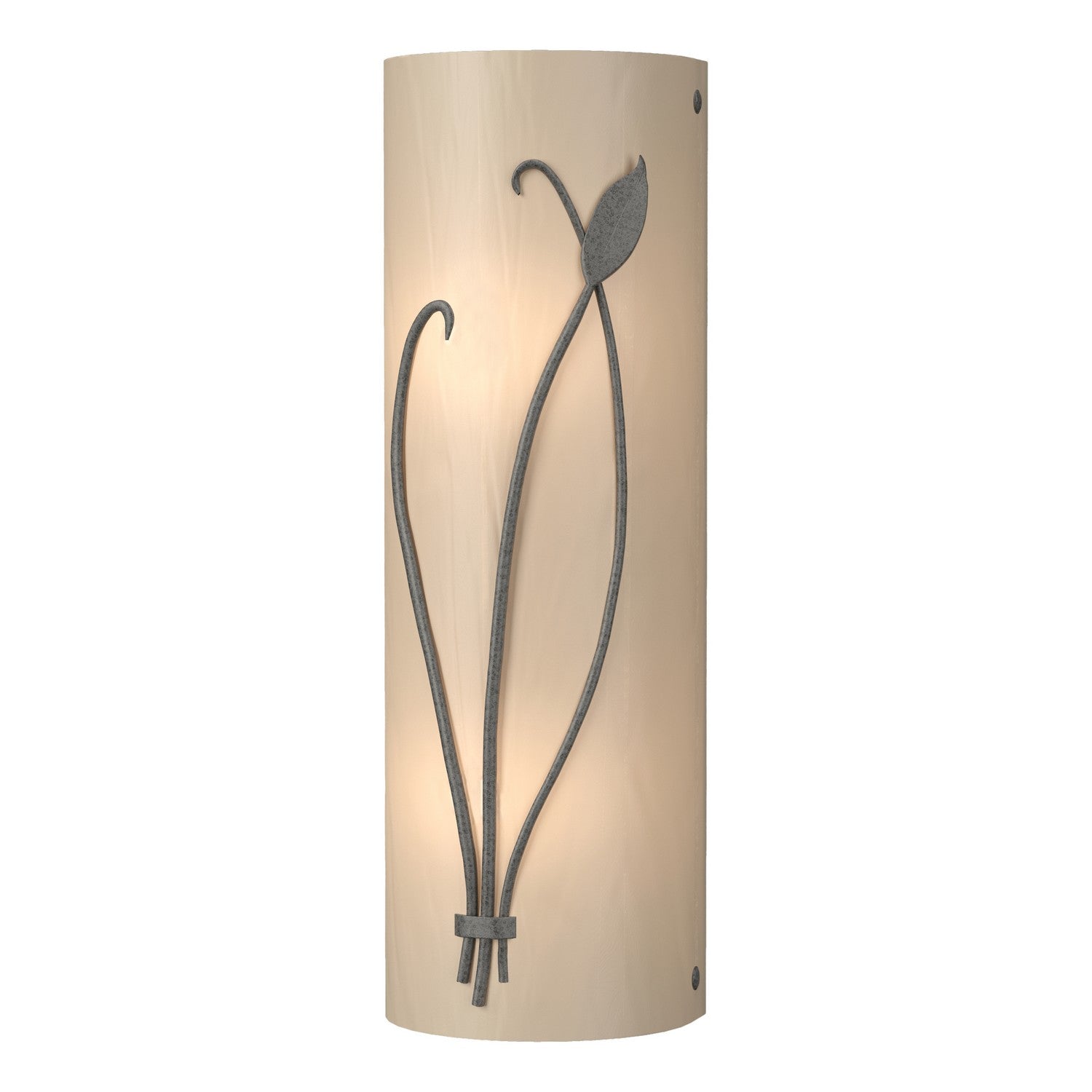 Hubbardton Forge - 205770-SKT-LFT-20-BB0410 - Two Light Wall Sconce - Leaf - Natural Iron