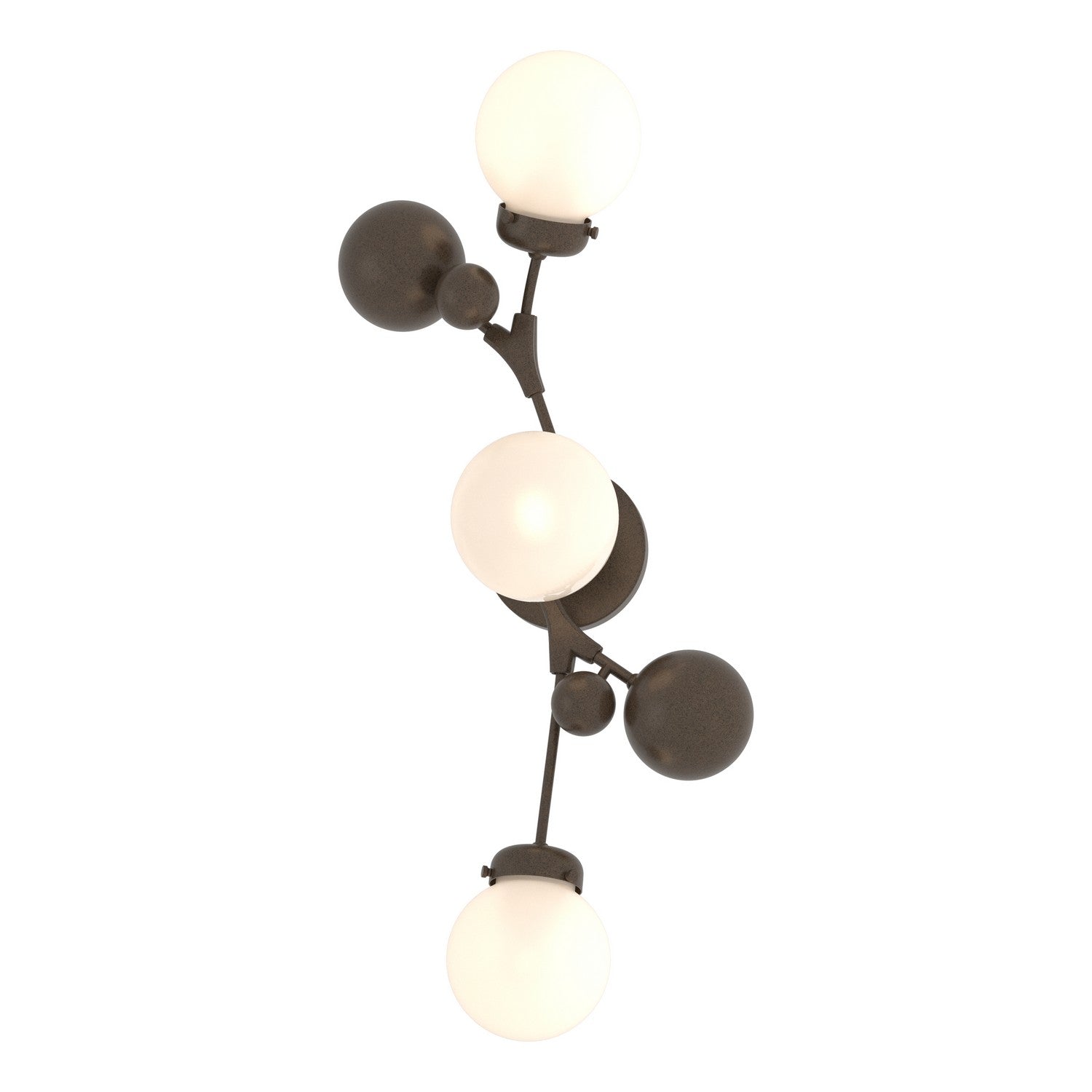 Hubbardton Forge - 206050-SKT-05-GG0629 - Three Light Wall Sconce - Sprig - Bronze