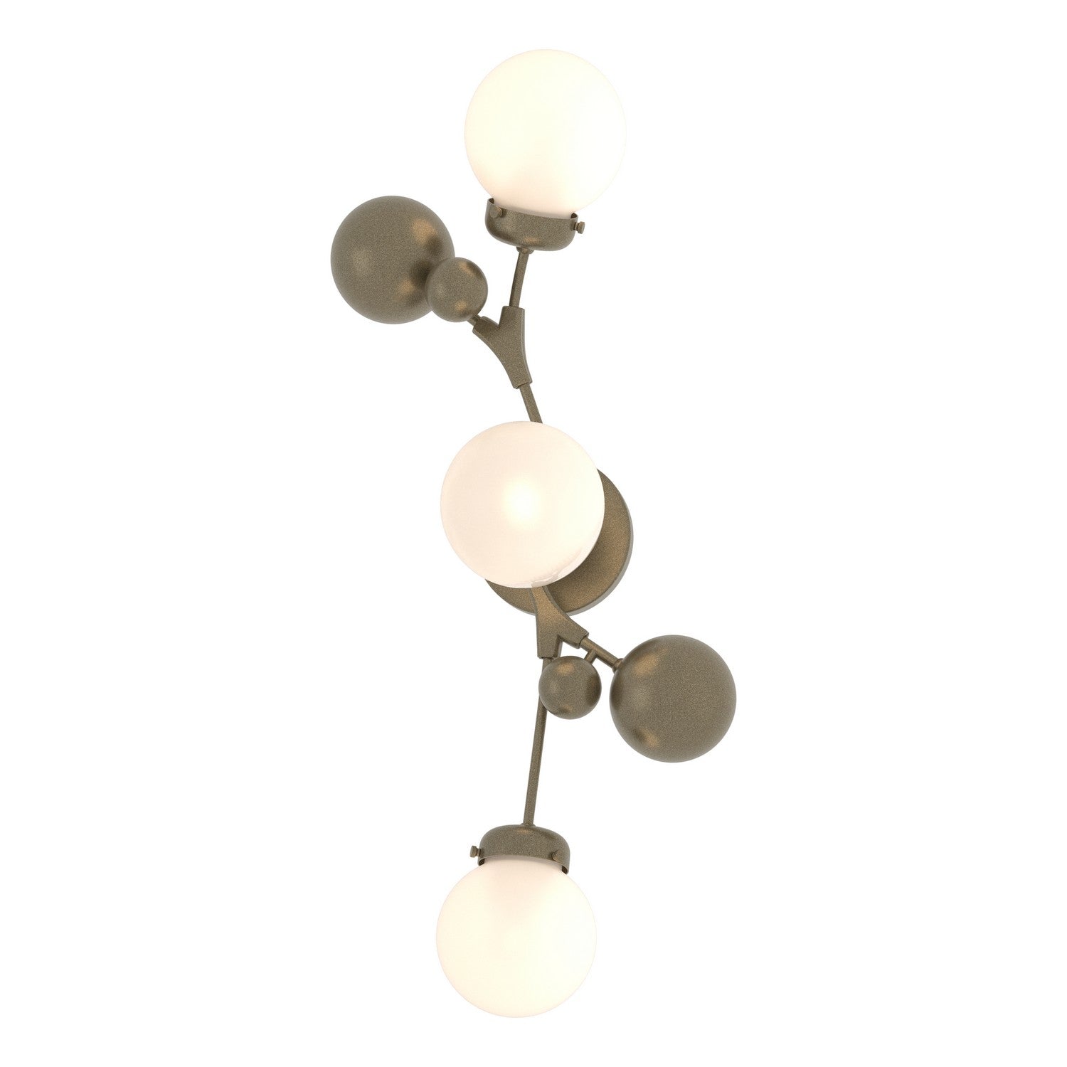 Hubbardton Forge - 206050-SKT-84-GG0629 - Three Light Wall Sconce - Sprig - Soft Gold