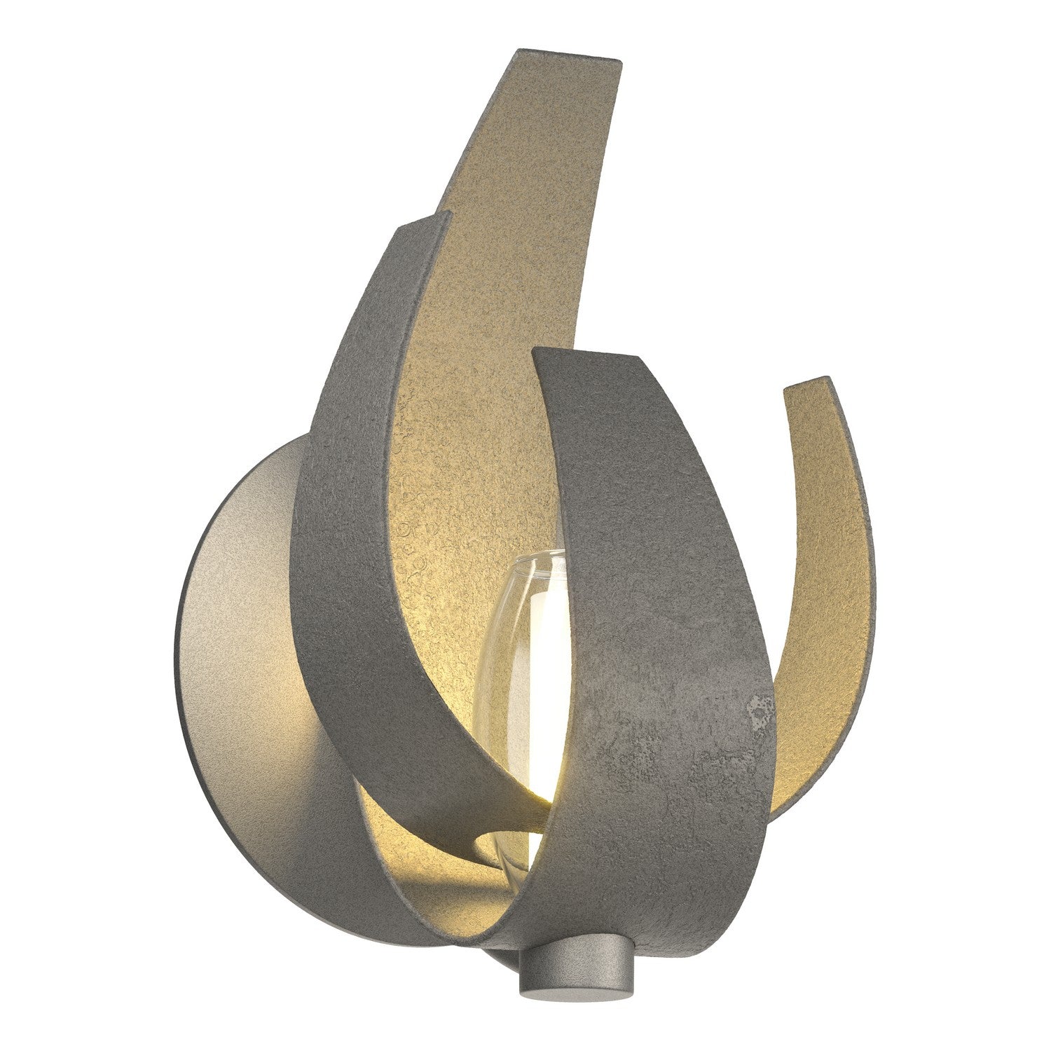 Hubbardton Forge - 206501-SKT-20-YE0352 - One Light Wall Sconce - Corona - Natural Iron