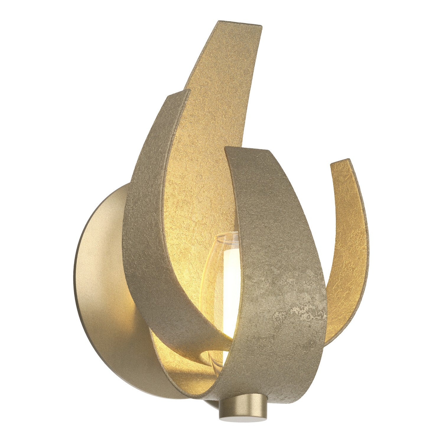 Hubbardton Forge - 206501-SKT-84-YE0352 - One Light Wall Sconce - Corona - Soft Gold