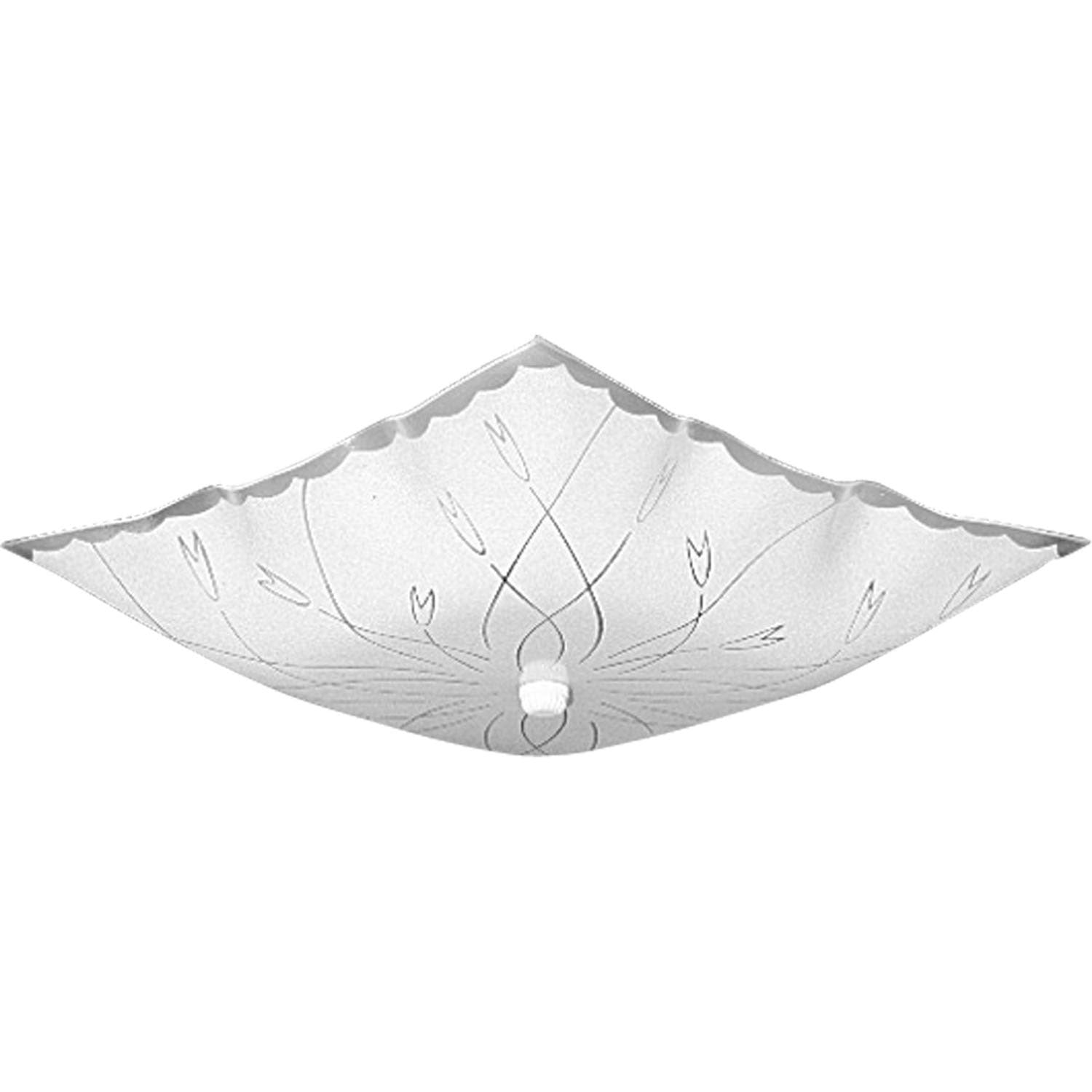 Progress Lighting - P4962-30 - Two Light Flush Mount - Square Glass - White