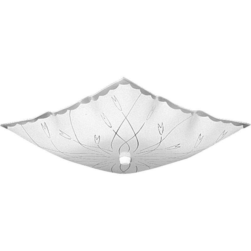 Progress Lighting - P4962-30 - Two Light Flush Mount - Square Glass - White