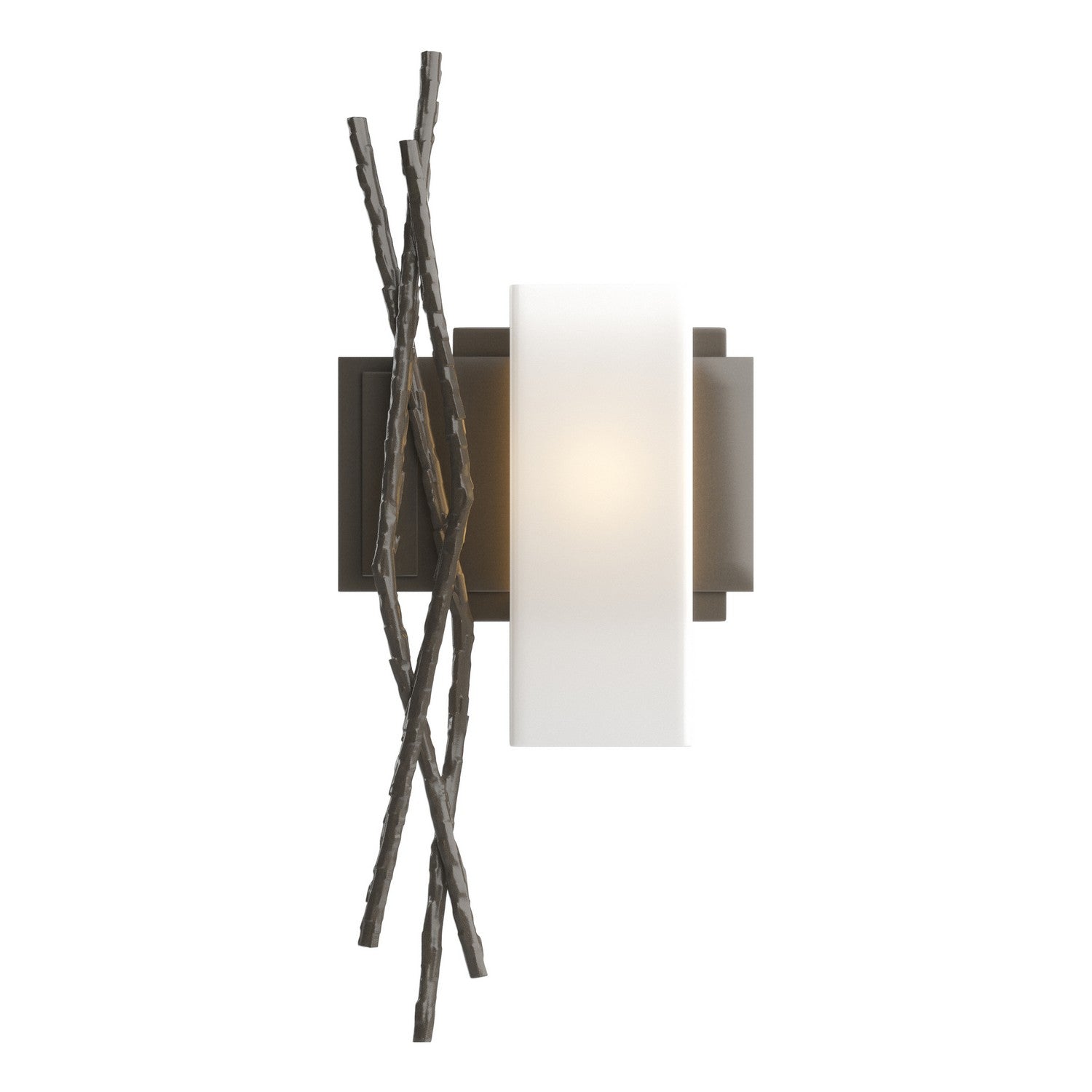 Hubbardton Forge - 207670-SKT-RGT-07-GG0351 - One Light Wall Sconce - Brindille - Dark Smoke