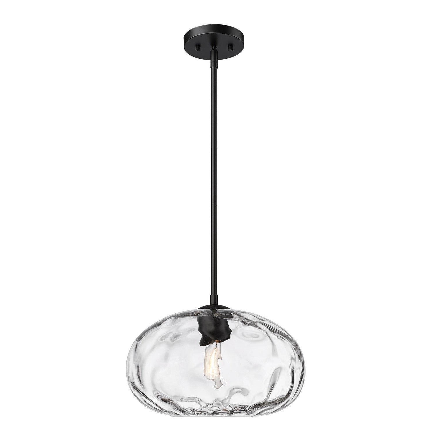 Z-Lite - 490P14-MB - One Light Pendant - Chloe - Matte Black