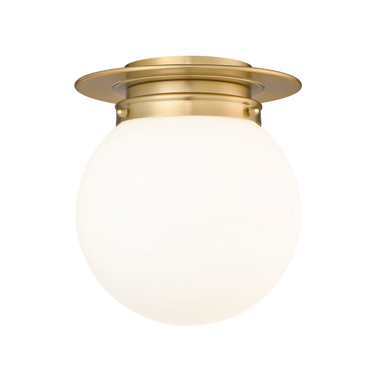 Z-Lite - 7505F9-HBR - One Light Flush Mount - Calhoun - Heritage Brass