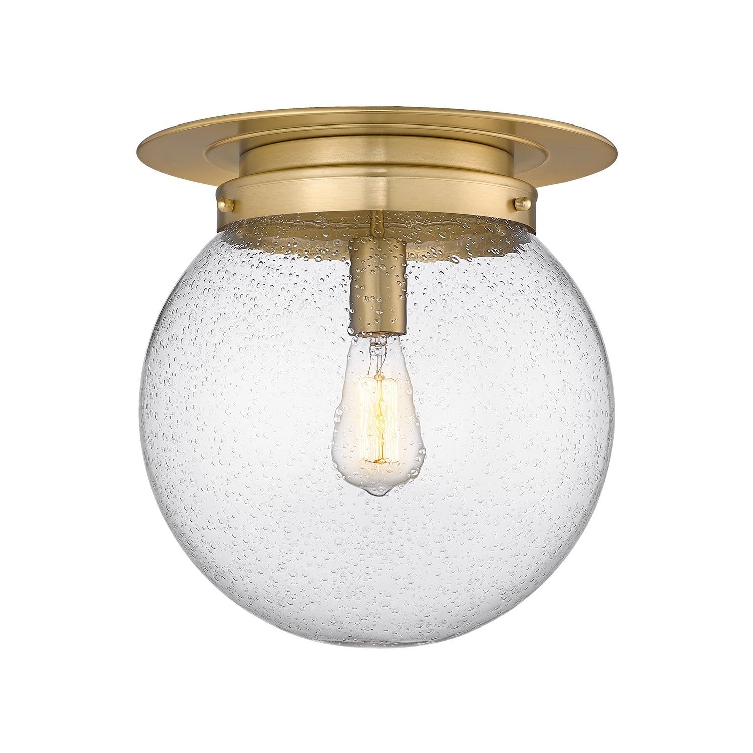 Z-Lite - 7506F13-HBR - One Light Flush Mount - Calhoun - Heritage Brass