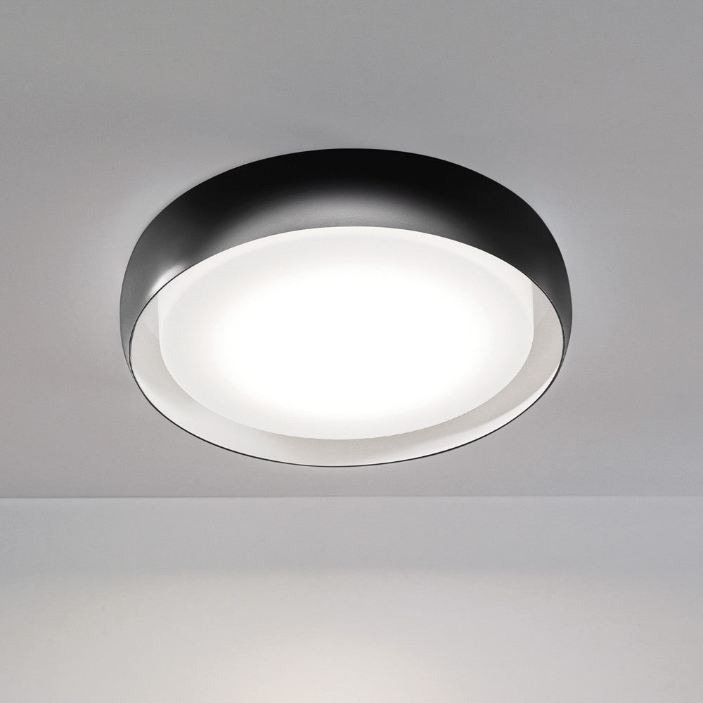 Zafferano - ZA-LL120103N - One Light Wall / Ceiling Mount - Treviso - White Black