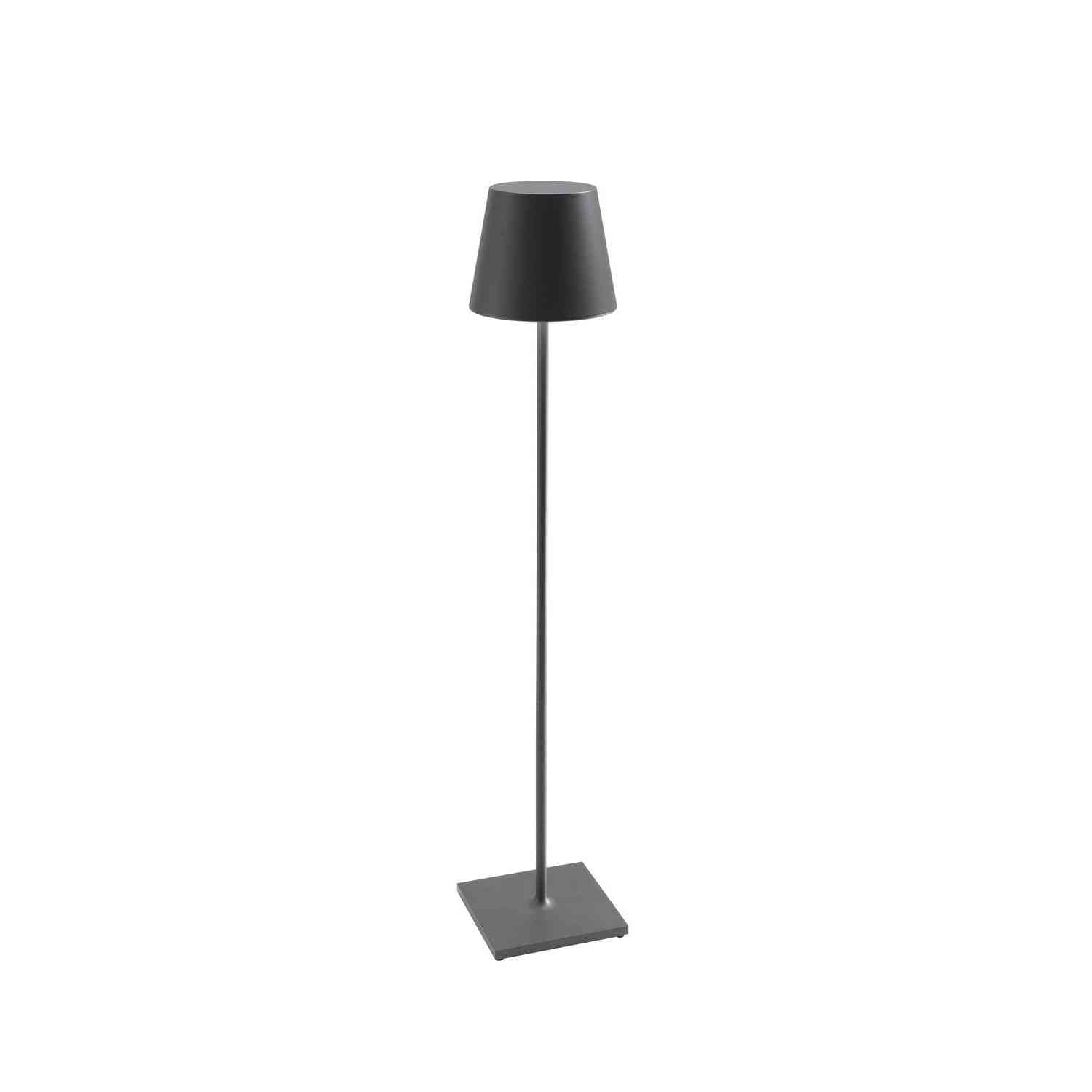 Zafferano - LD0360N3 - LED Floor Lamp - Poldina Pro - Dark grey